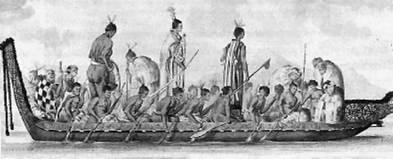 Полинезийские мореходы широко использовали каноэ и парусники для преодоления